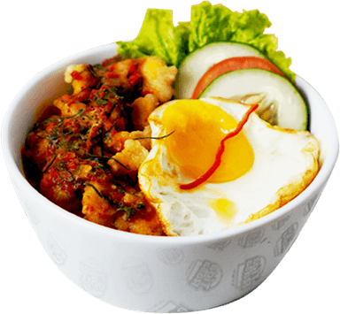 Rice Bowl Salted Egg Chicken